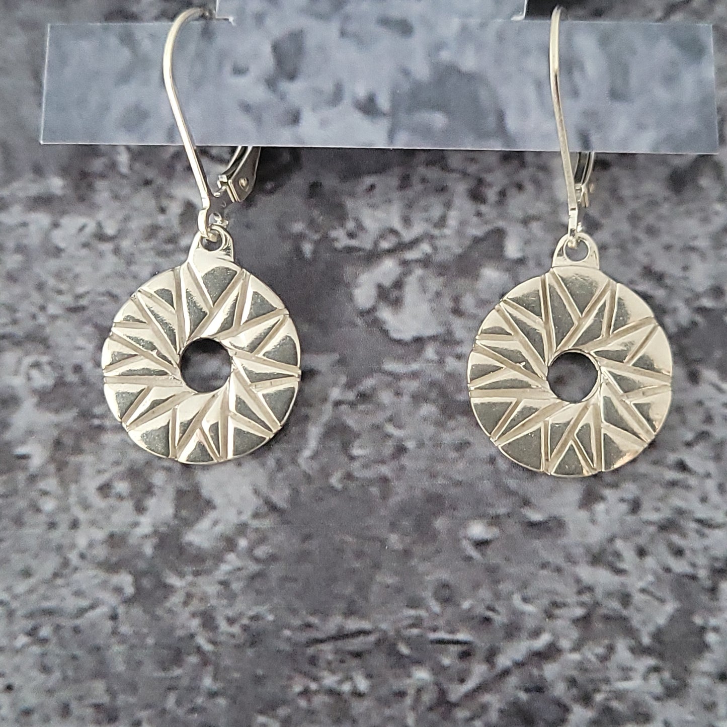 Star Millstone Earrings