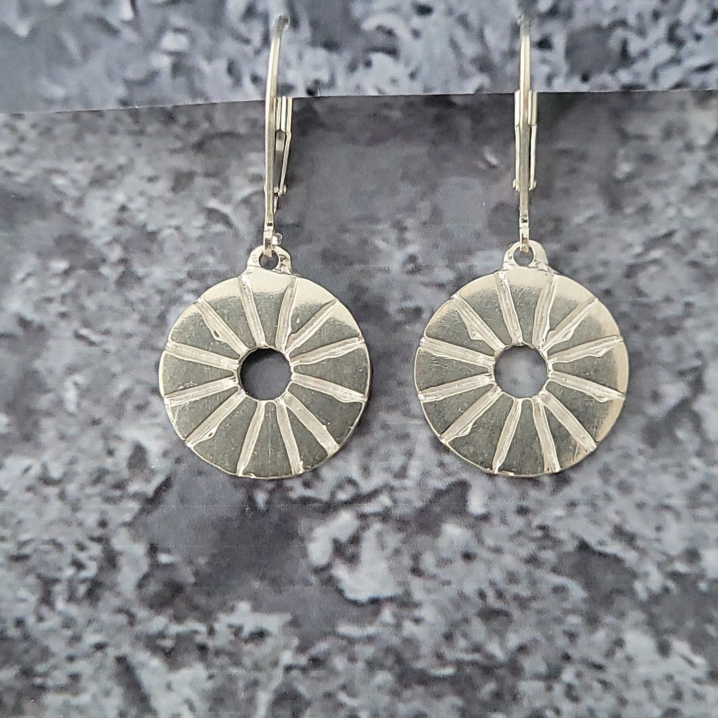 Sterling Millstone Earrings