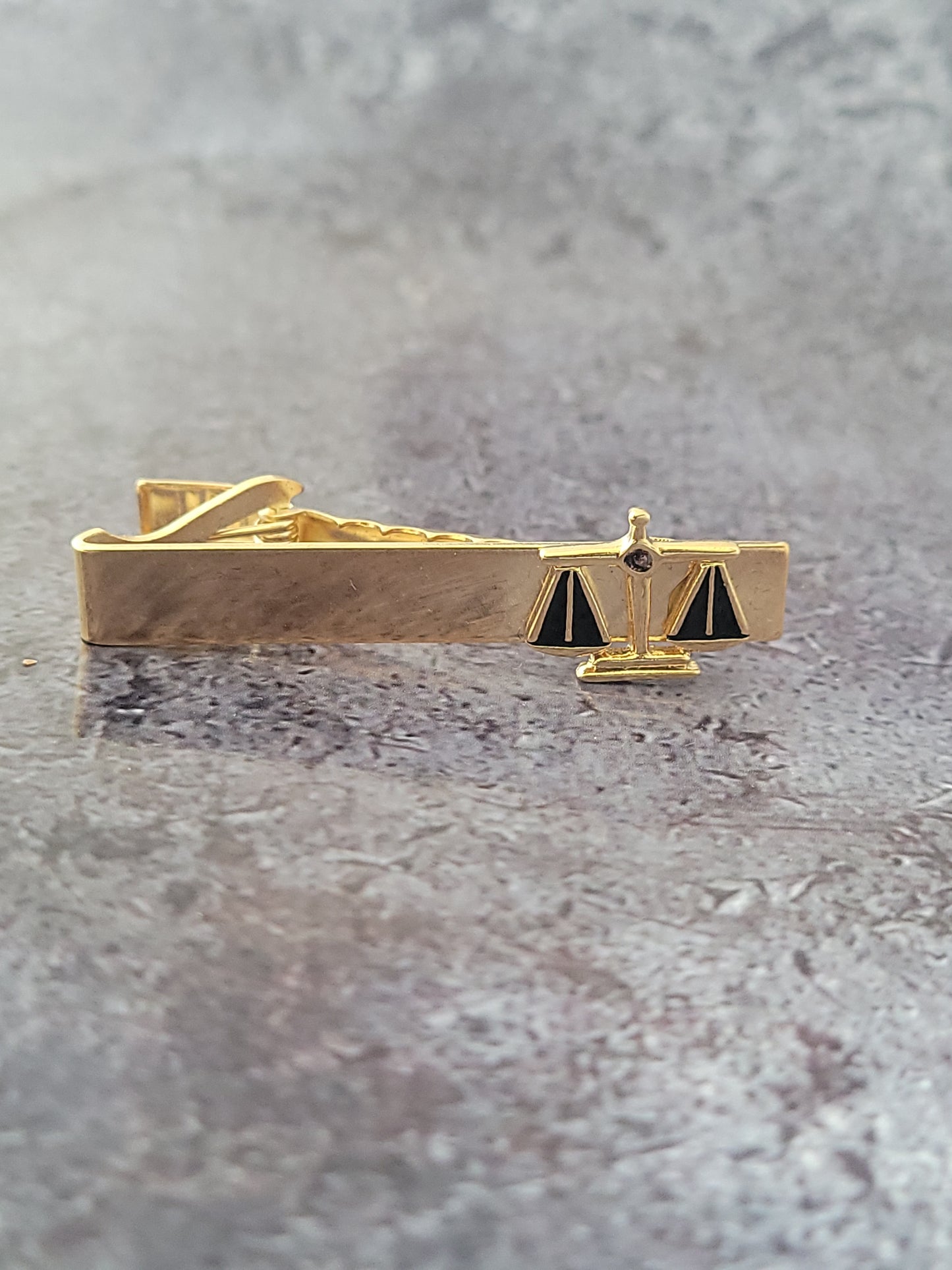 Scales of Justice Tie Bar
