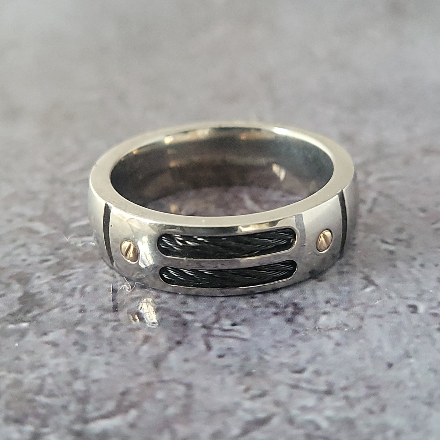 Titanium 14k Band