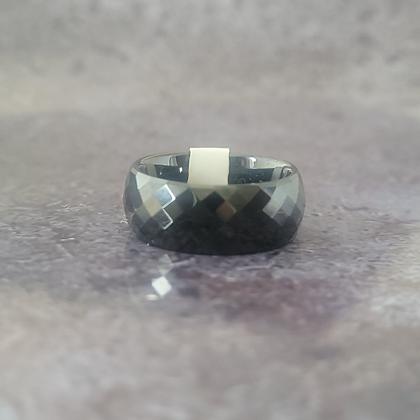 Ceramic Black Size 7 Band