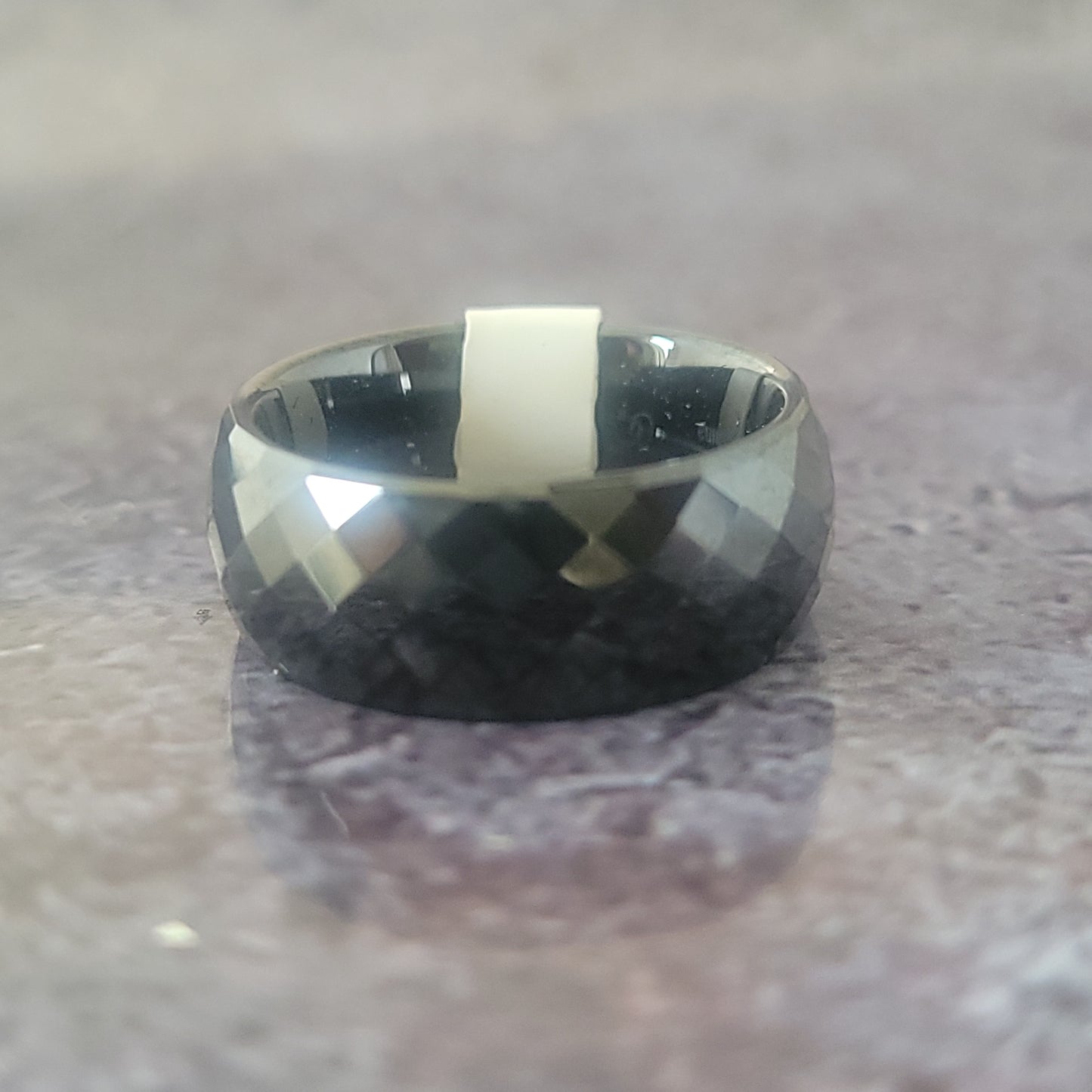 Ceramic Black Size 7 Band