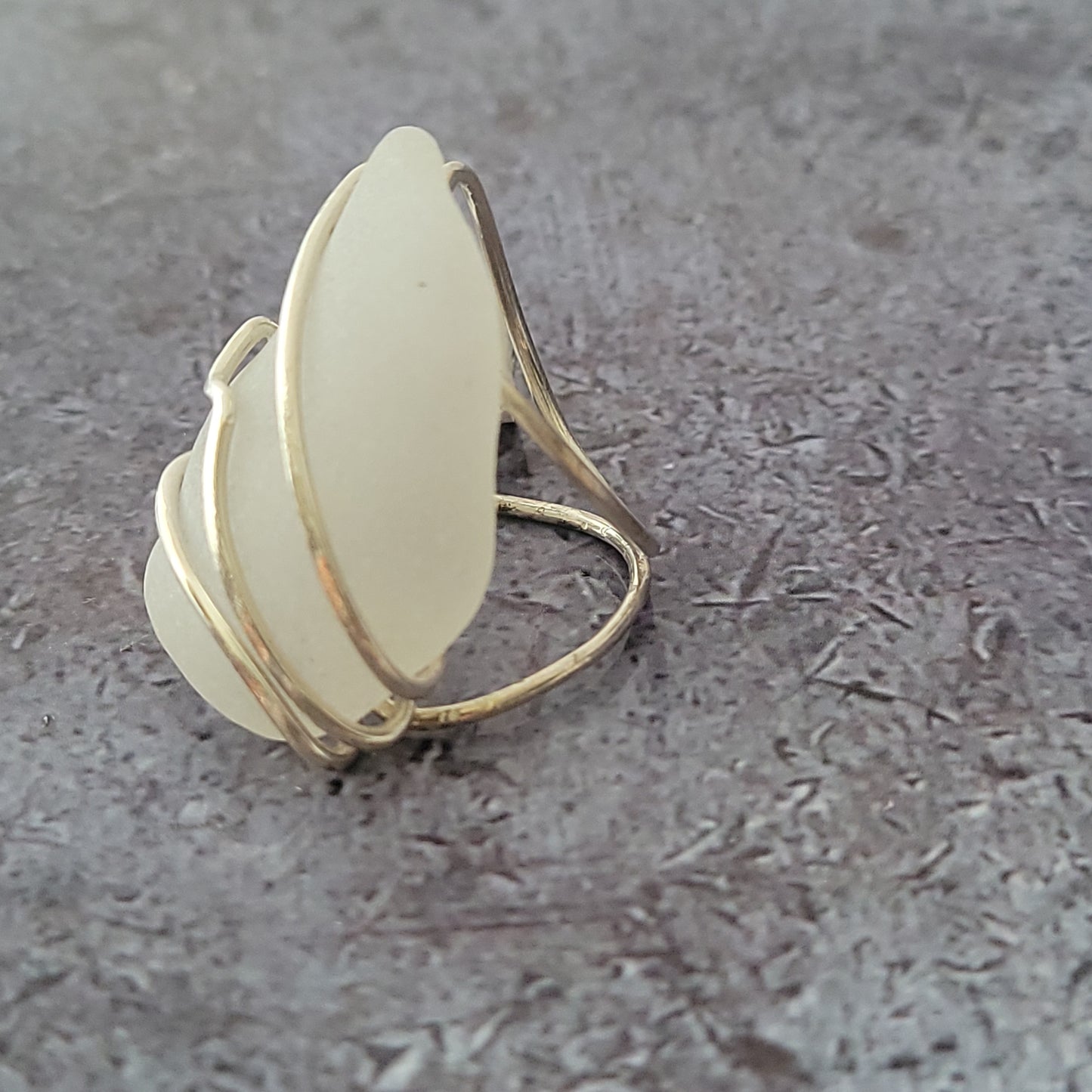 Genuine Sea Glass Ring