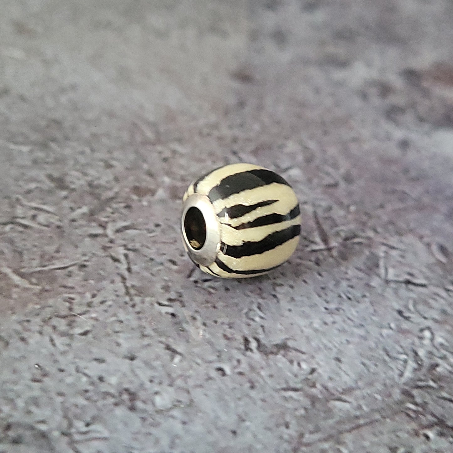 Sterling and Glass Bead