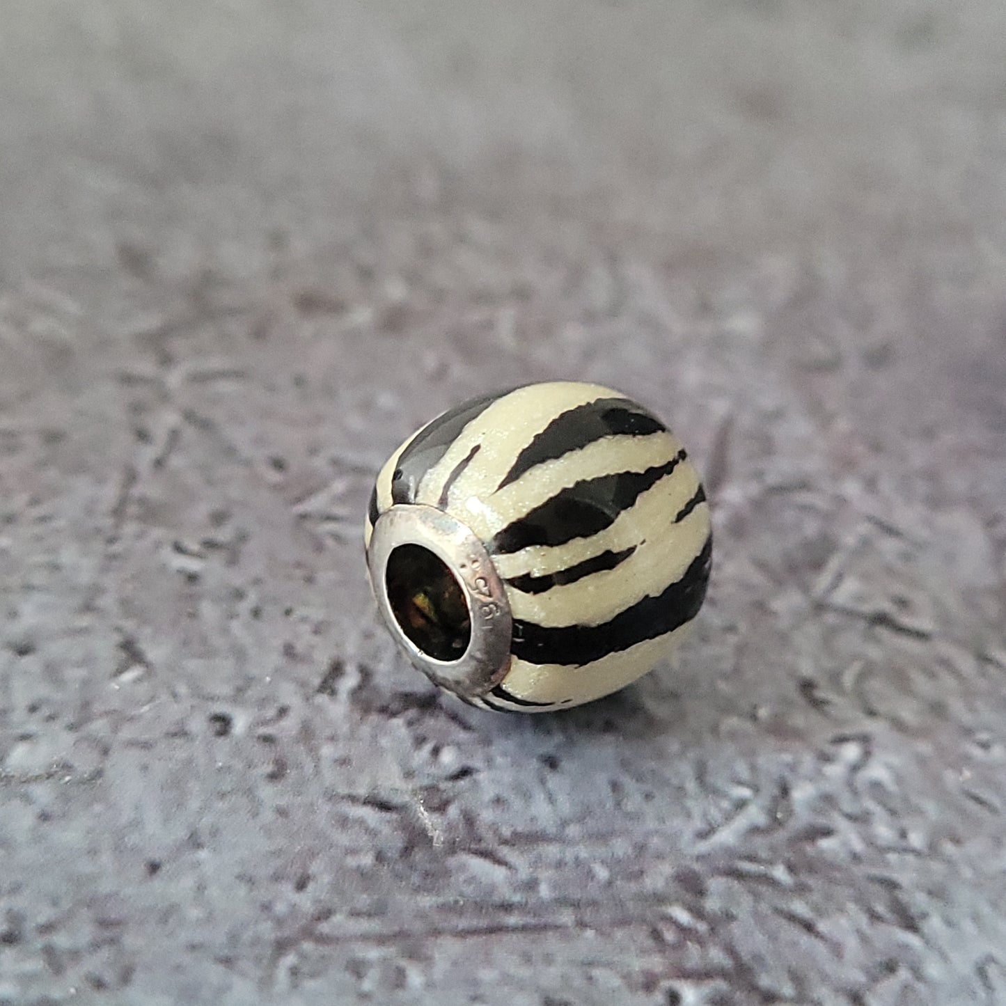 Sterling and Glass Bead