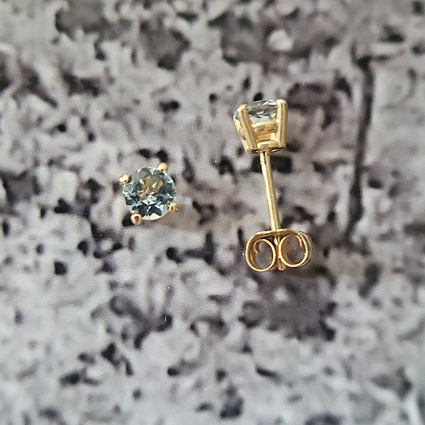 14k Aquamarine Earrings