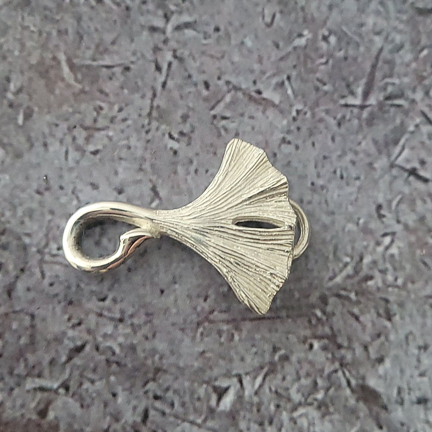 Sterling Gingko Clasp