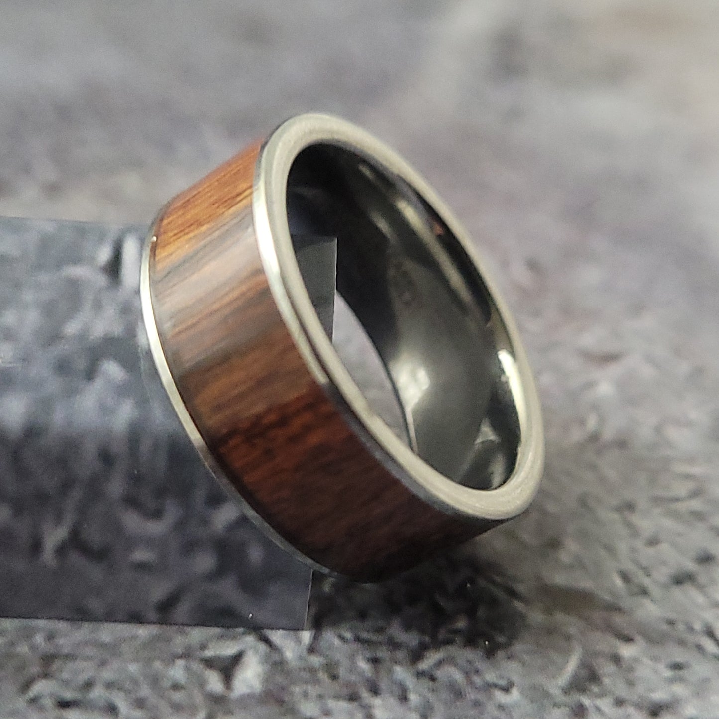 Tungsten and Brazilian Wood Band