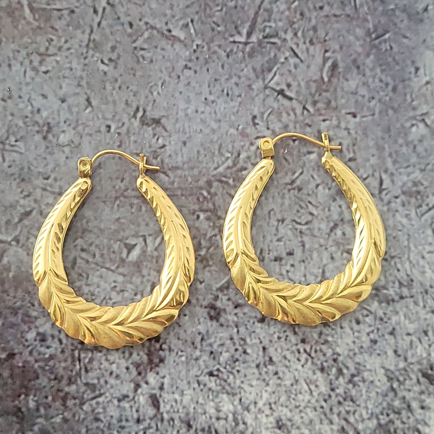 Gold Hoop Earrings