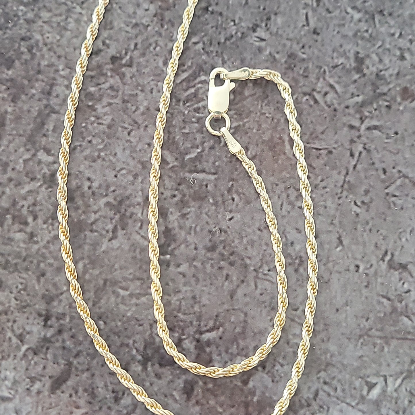 18" Sterling Rope Chain