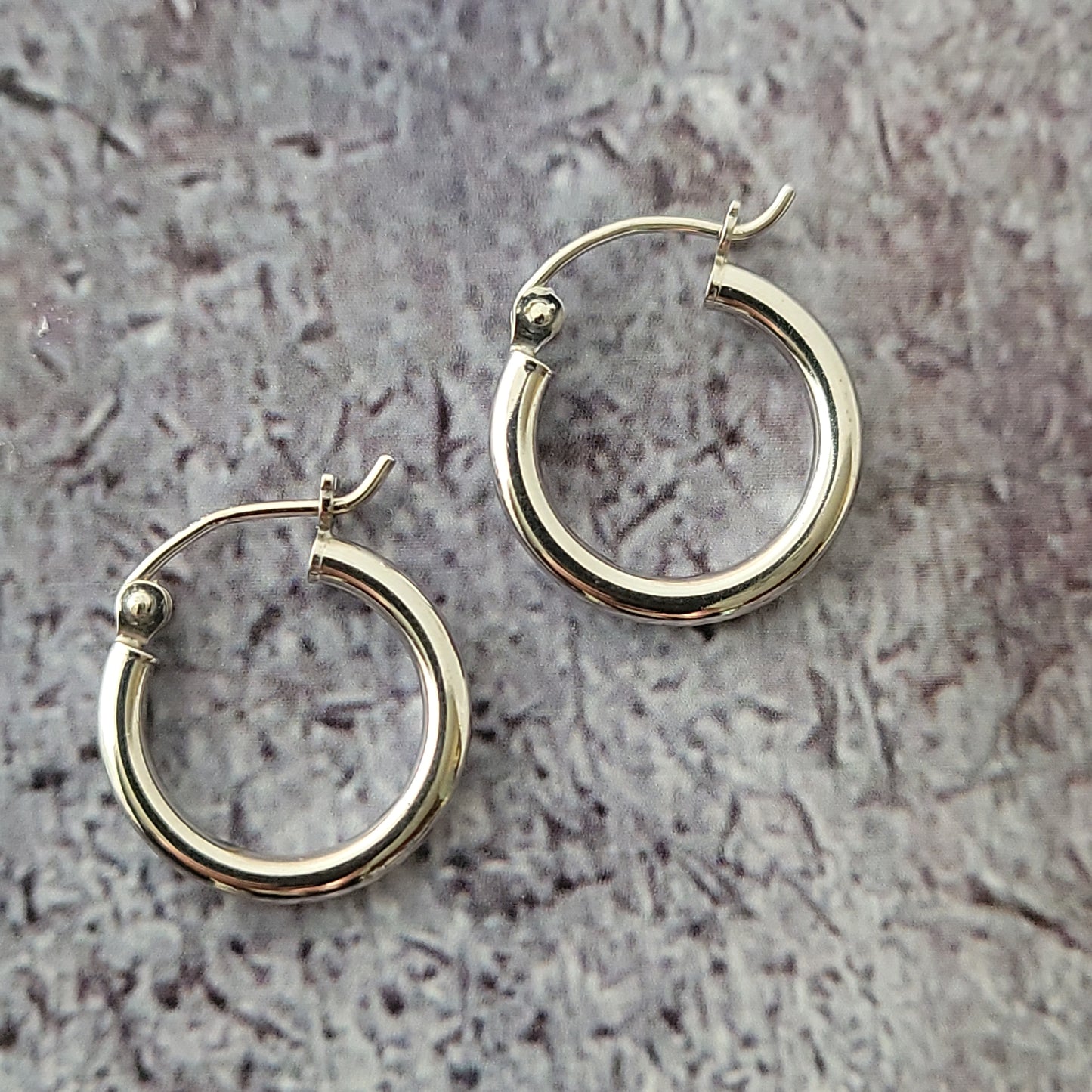 Sterling Hoop Earrings