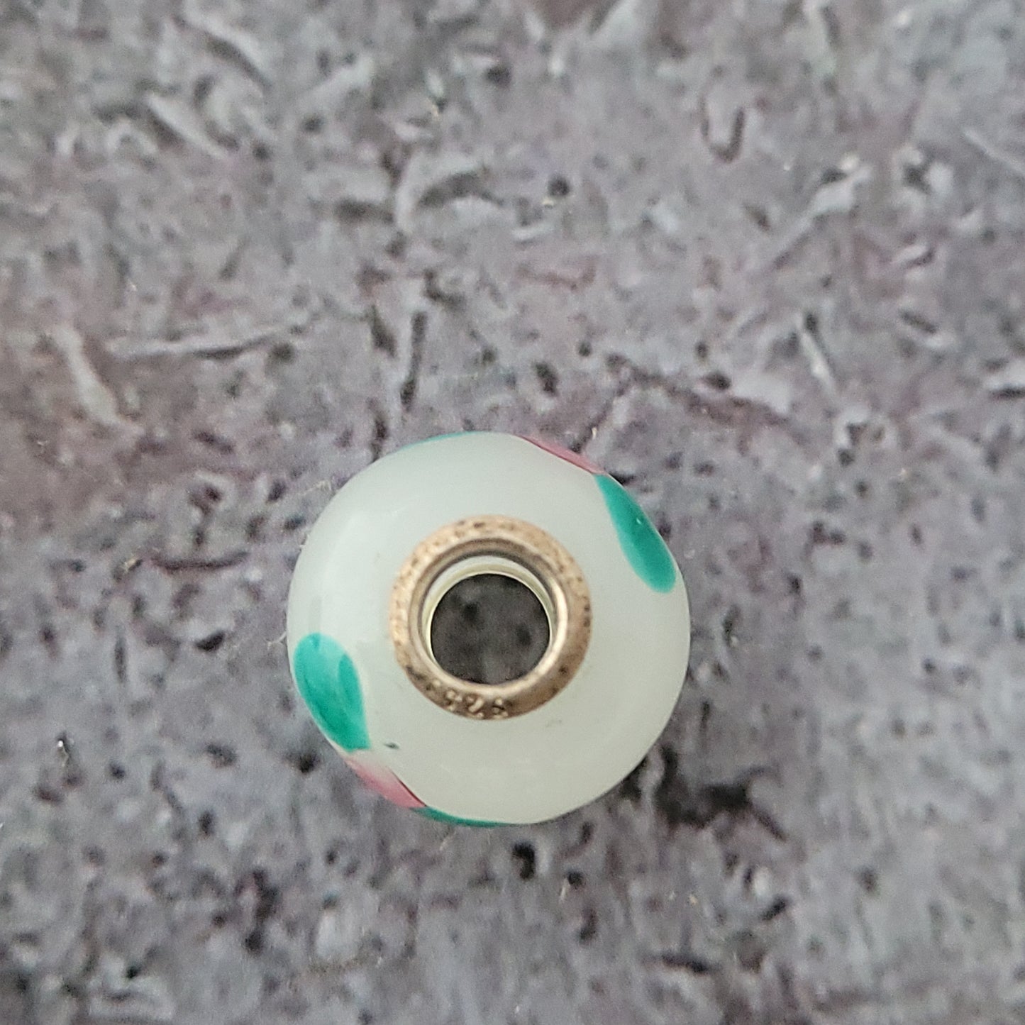 Sterling and Glass Bead