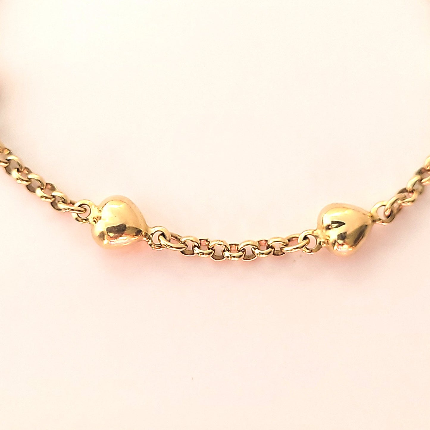 14k Heart Bracelet