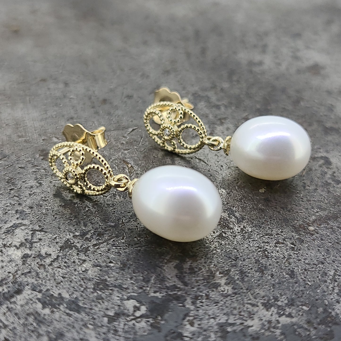 Pearl Stud Earrings