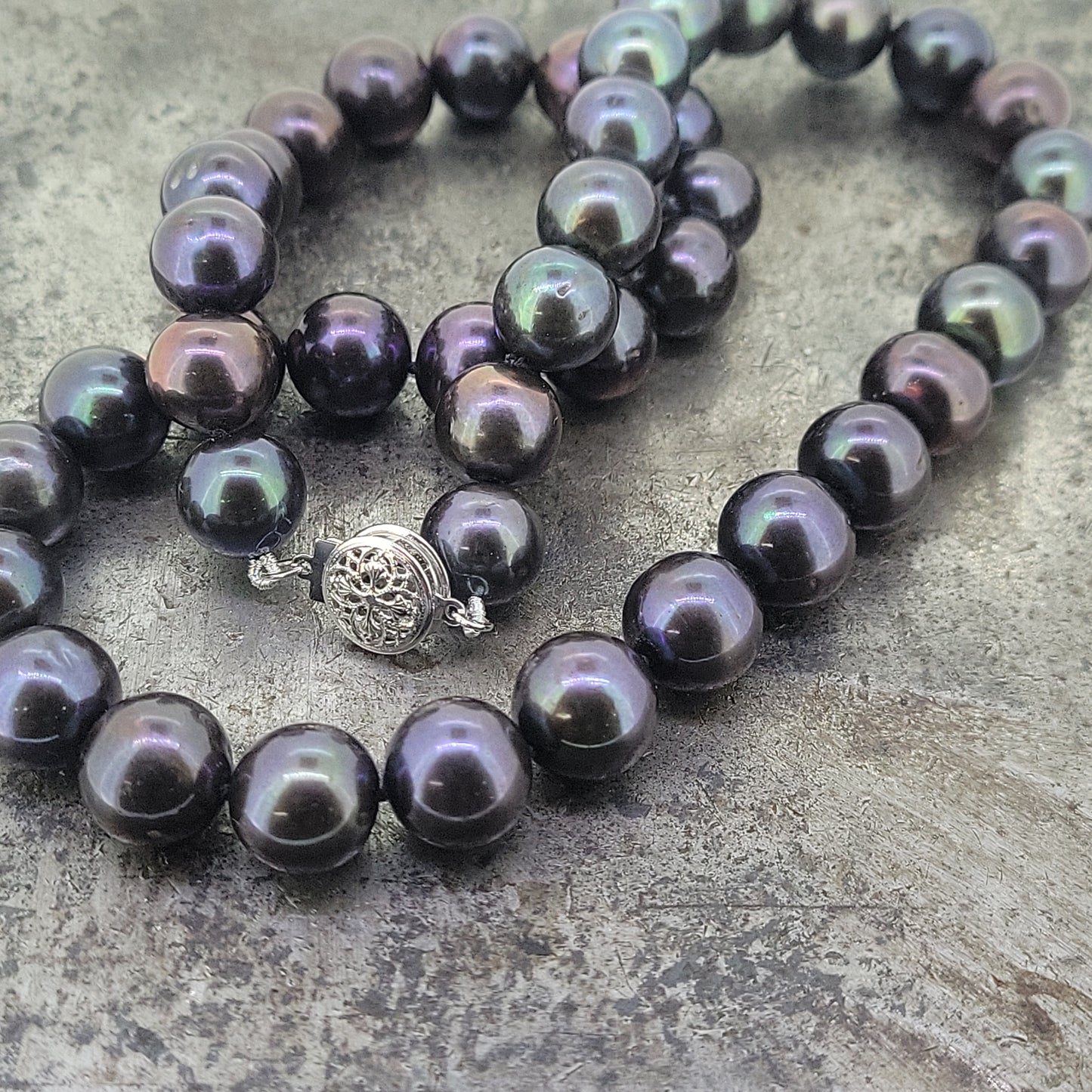 Black Pearl Necklace