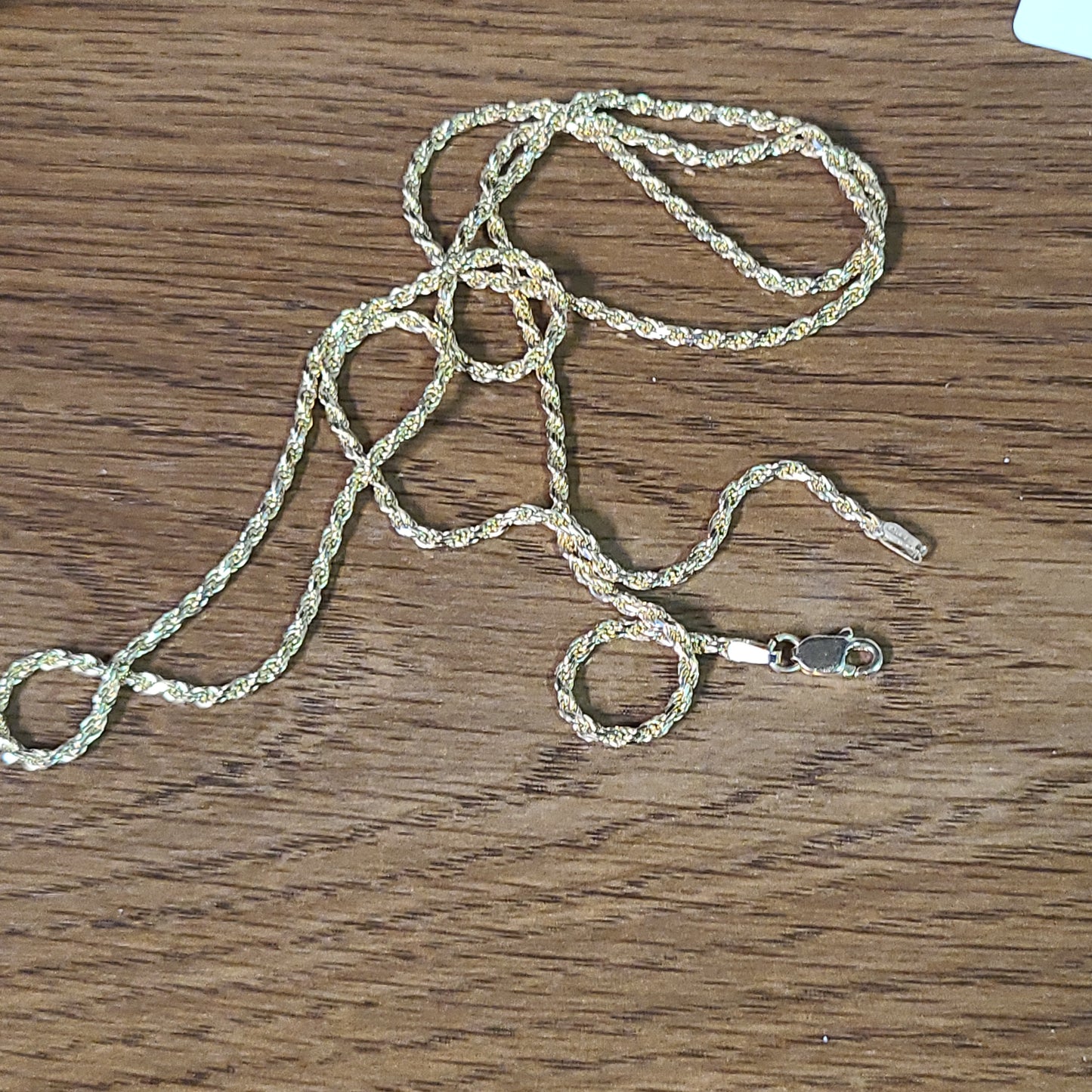 24" 14k Rope chain $770.00