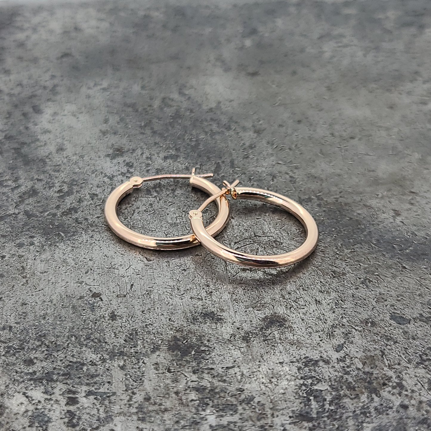 Rose Gold Hoop Earrings