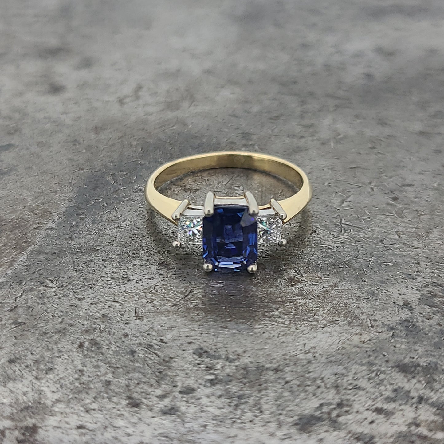 Sapphire and Diamond Ring