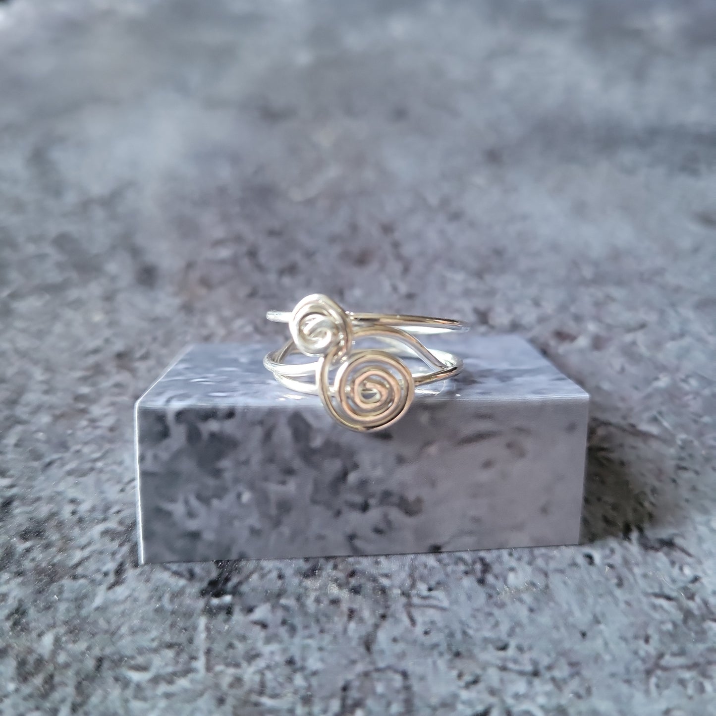 Sterling Silver Handmade Swirl Ring