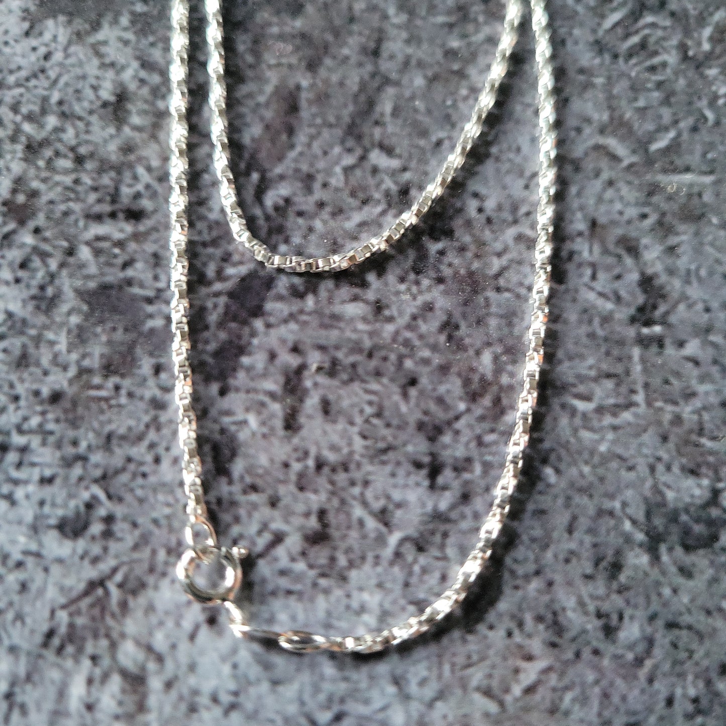Sterling Twisted Box Chain 18''