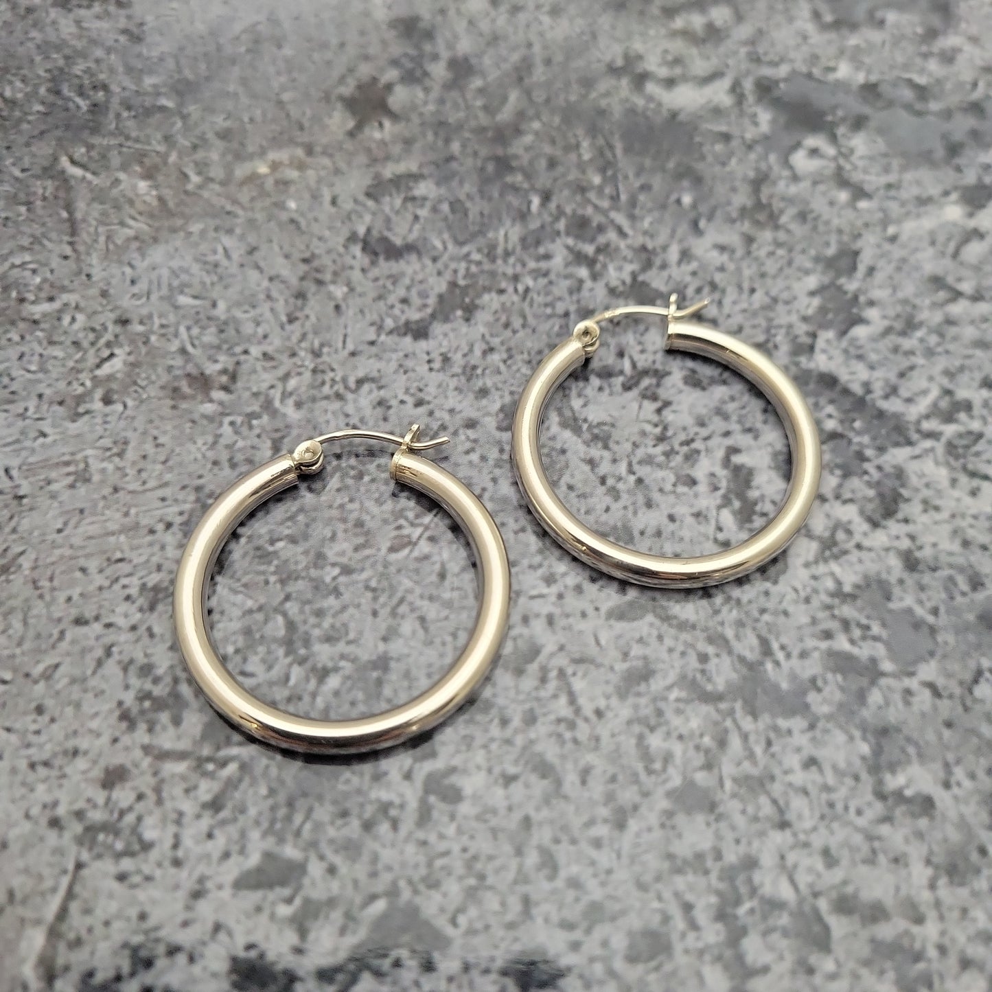 30mm Sterling Hoop Earring
