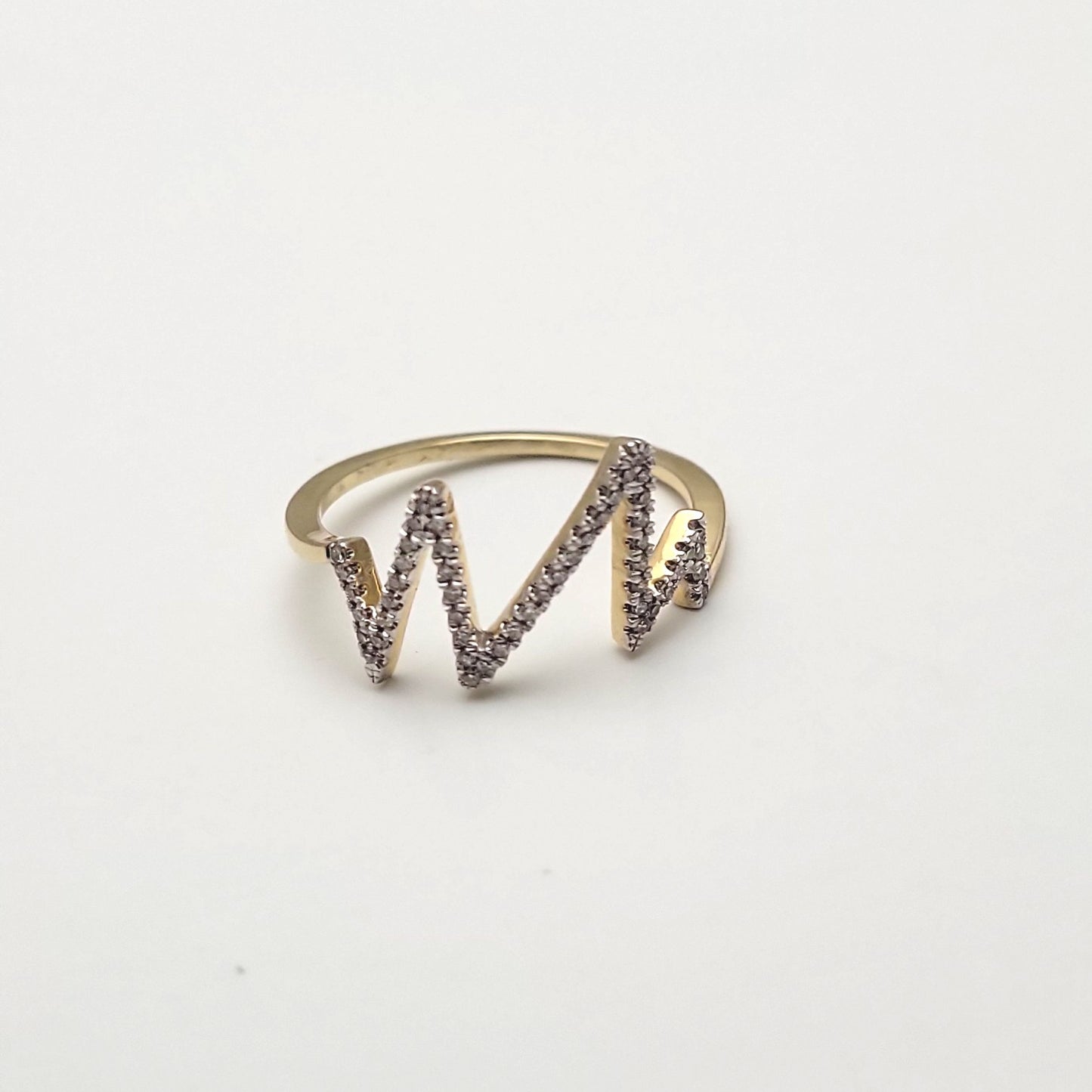 Zig Zag Diamond Ring