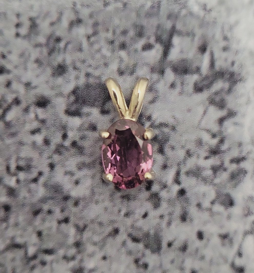 Rhodolite Garnet Pendant