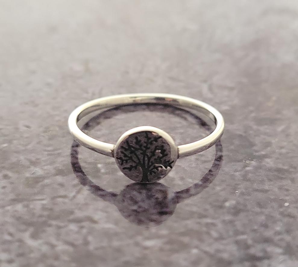 Silver Tree Ring