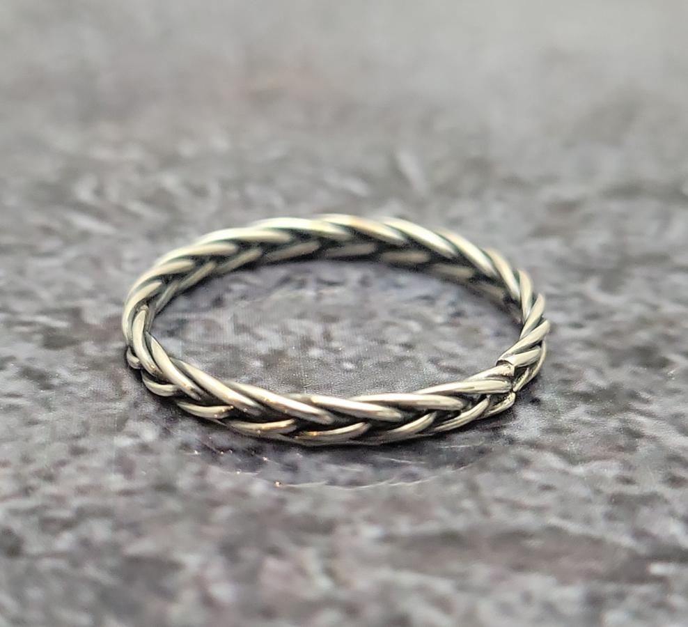 Sterling Braided Ring