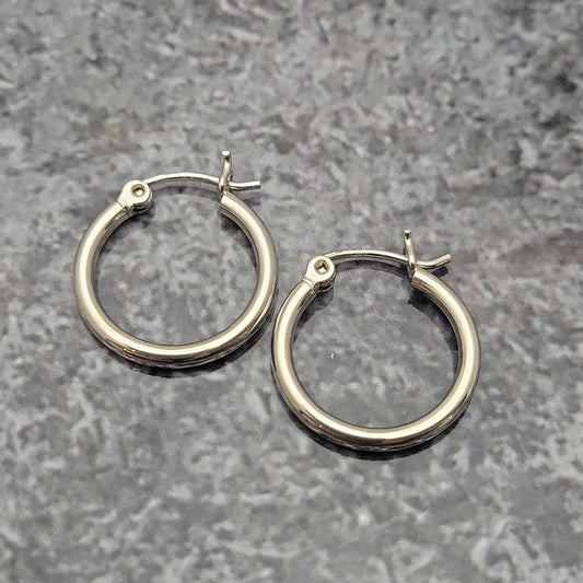 Sterling Hoop Earrings