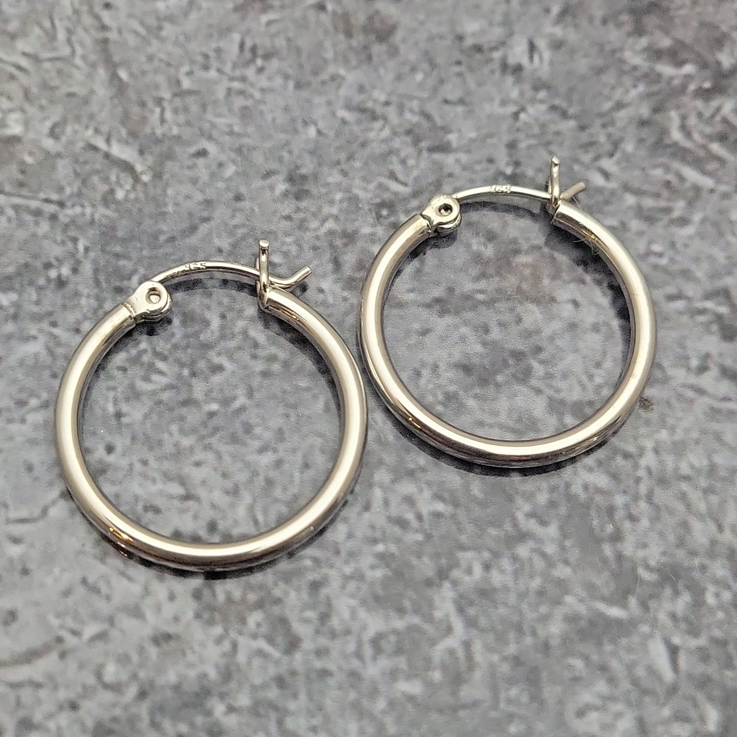 Sterling 22mm Hoops