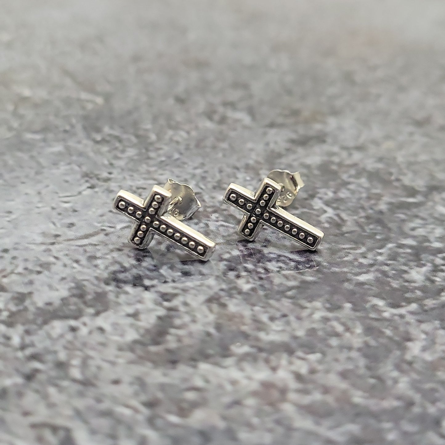Cross Stud Earrings