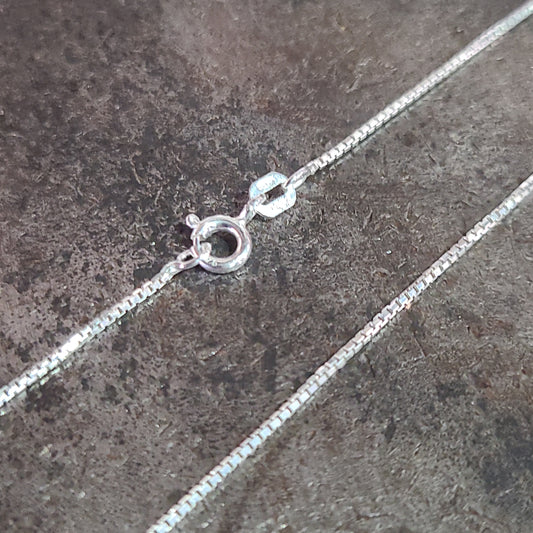 22" Diamond Cut Box Chain