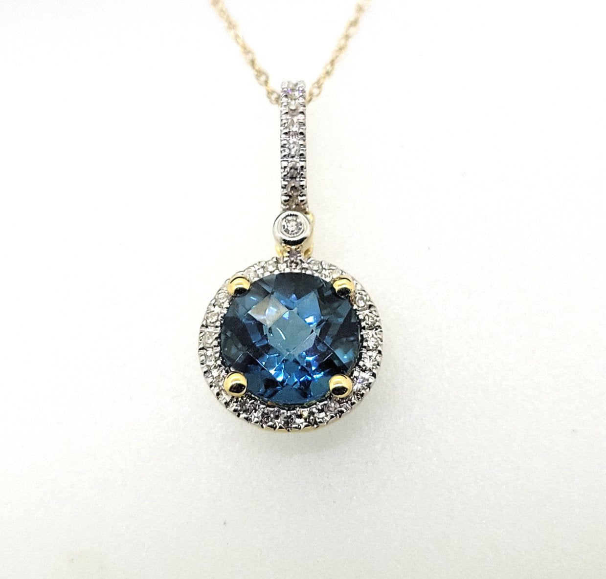 London Blue Topaz Necklace