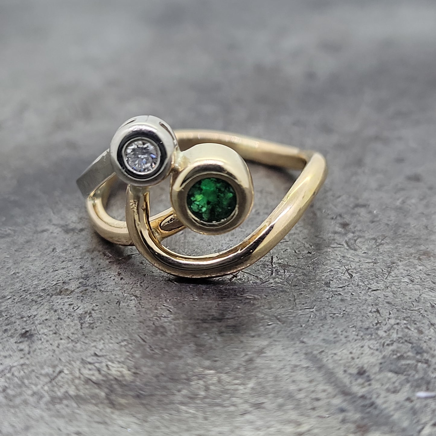 Emerald and Diamond Ring