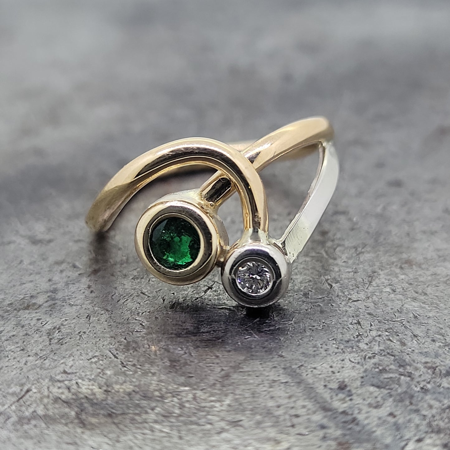 Emerald and Diamond Ring