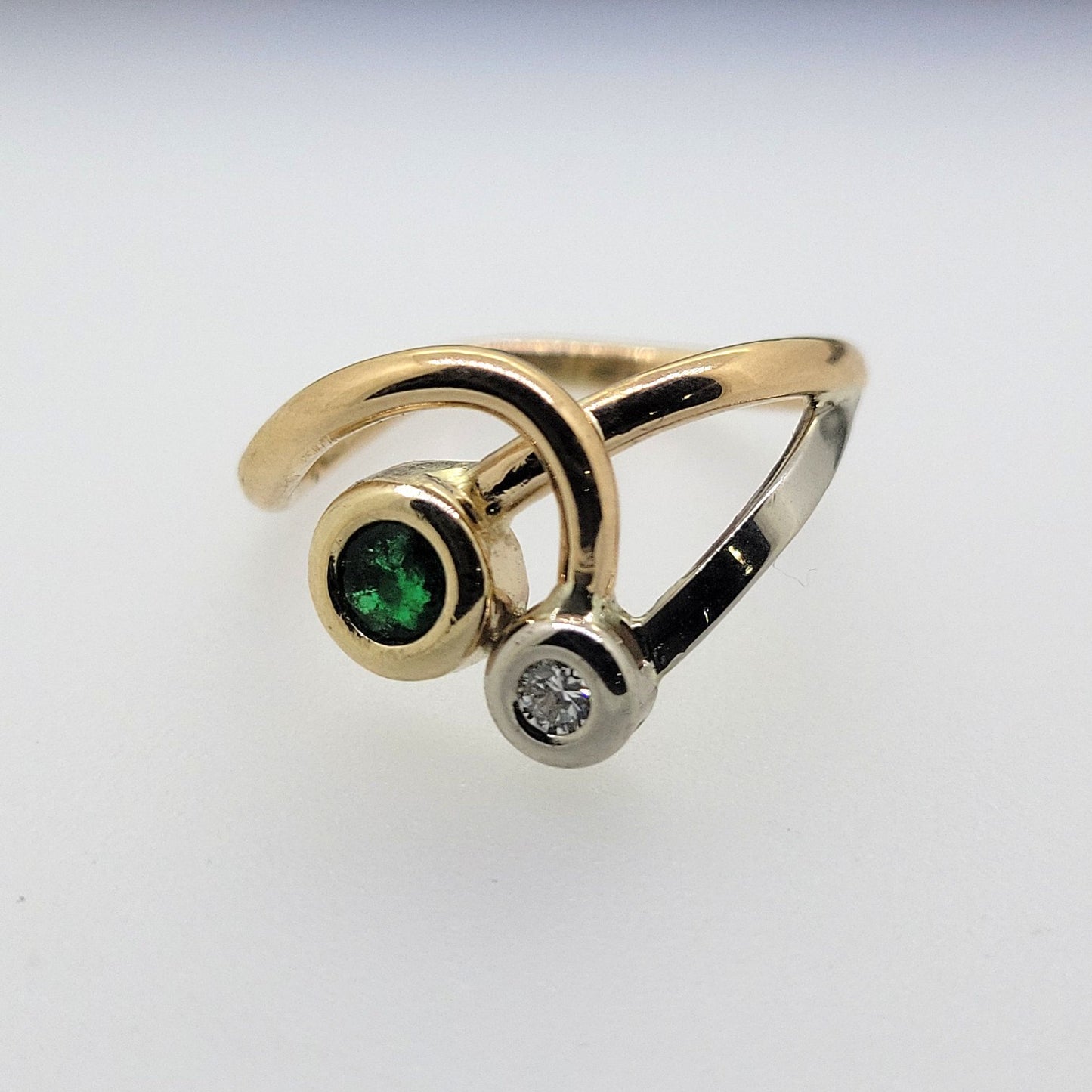 Emerald and Diamond Ring