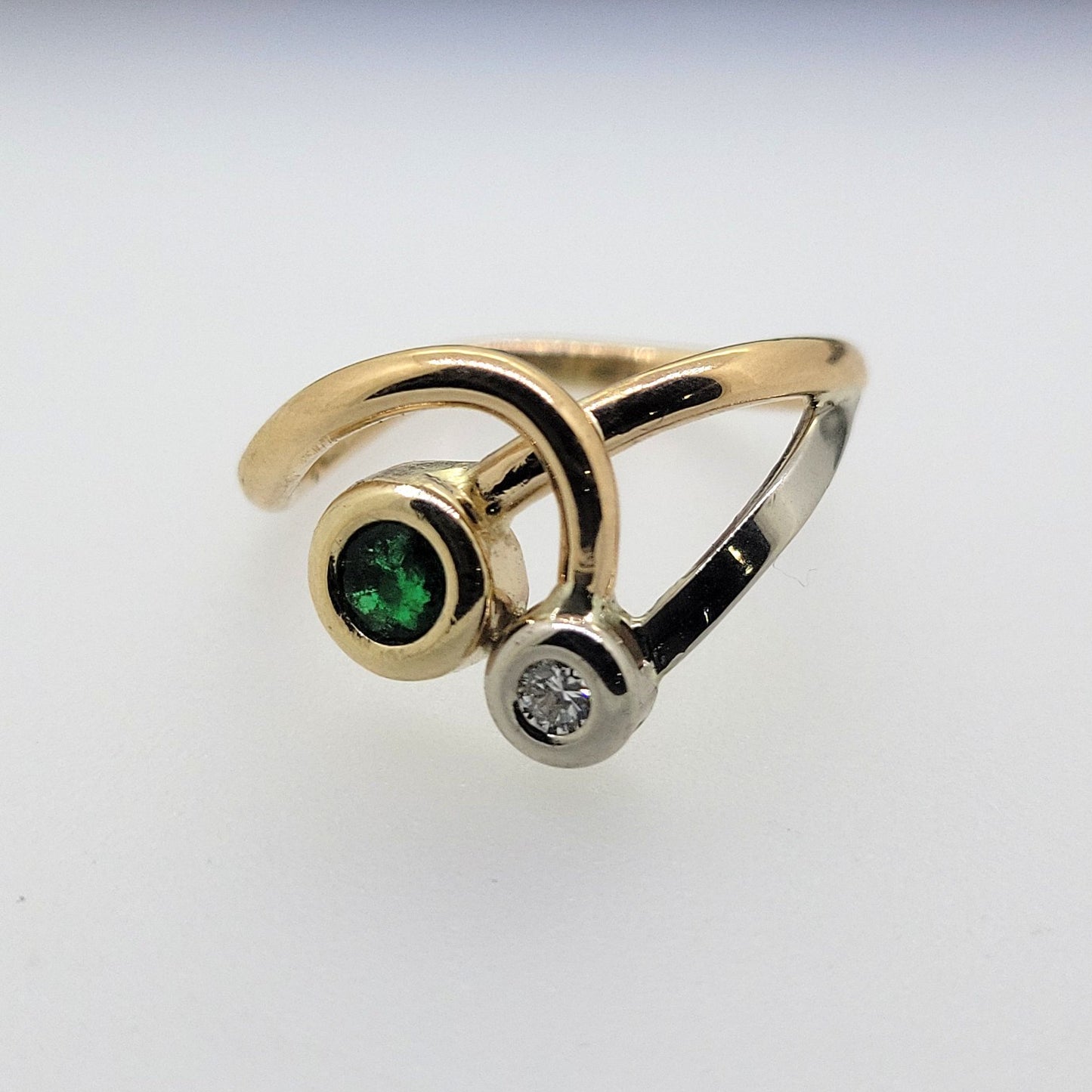 Emerald and Diamond Ring