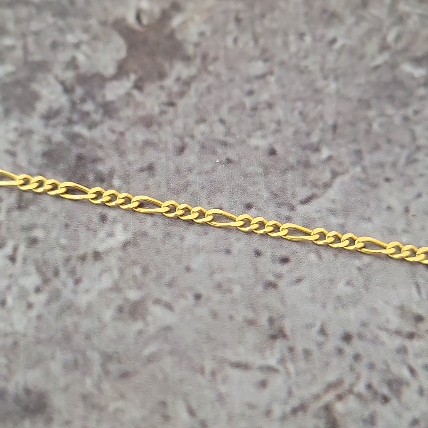 14k Figaro Bracelet