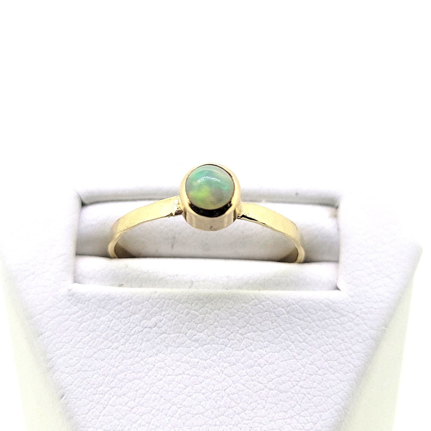 Handmade Ethiopian Opal Ring