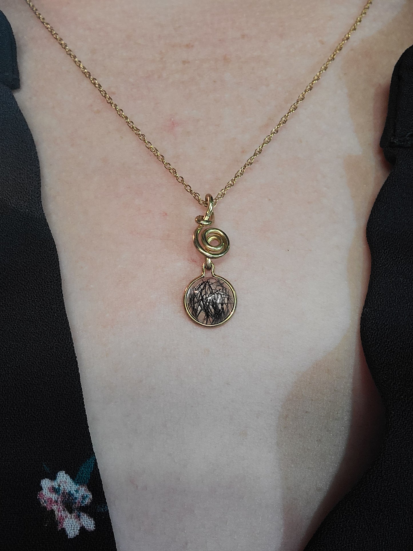 Rutilated Quartz Pendant