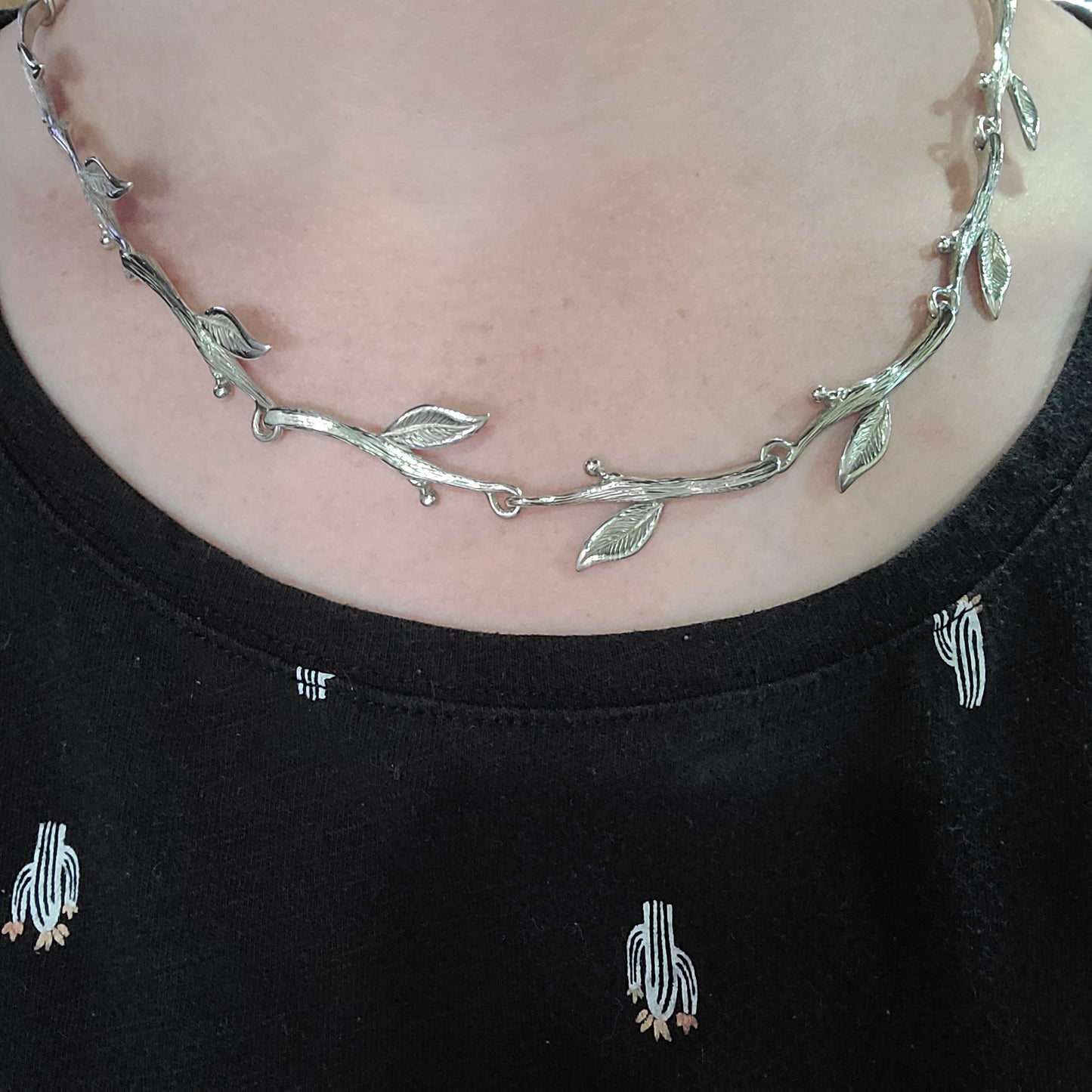 Handmade Leaf/Tree Necklace