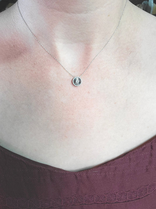 Diamond Halo Necklace