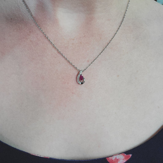 Ruby and Diamond Necklace