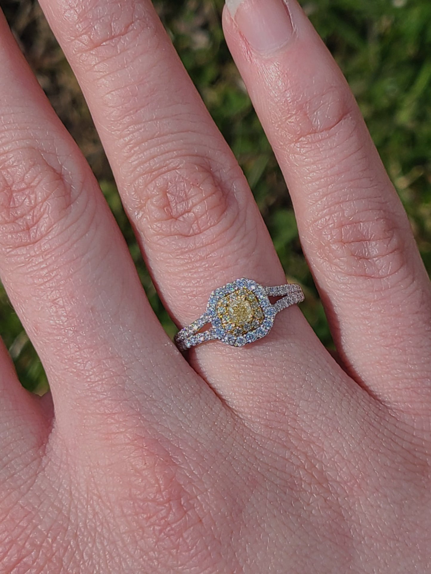 Yellow Diamond Ring