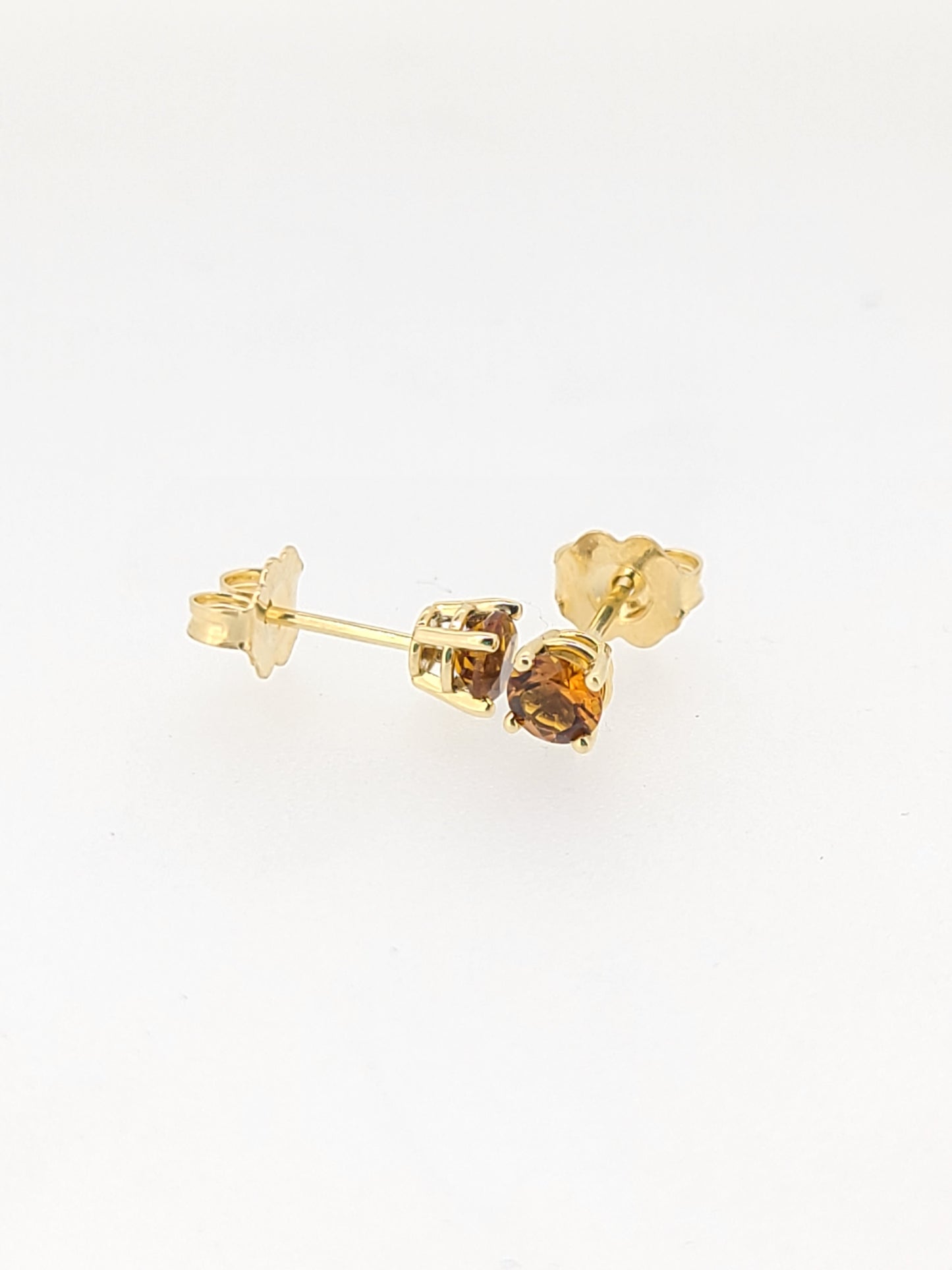 Citrine Stud Earrings