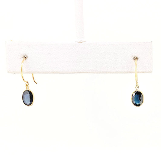 Sapphire Dangle Earrings