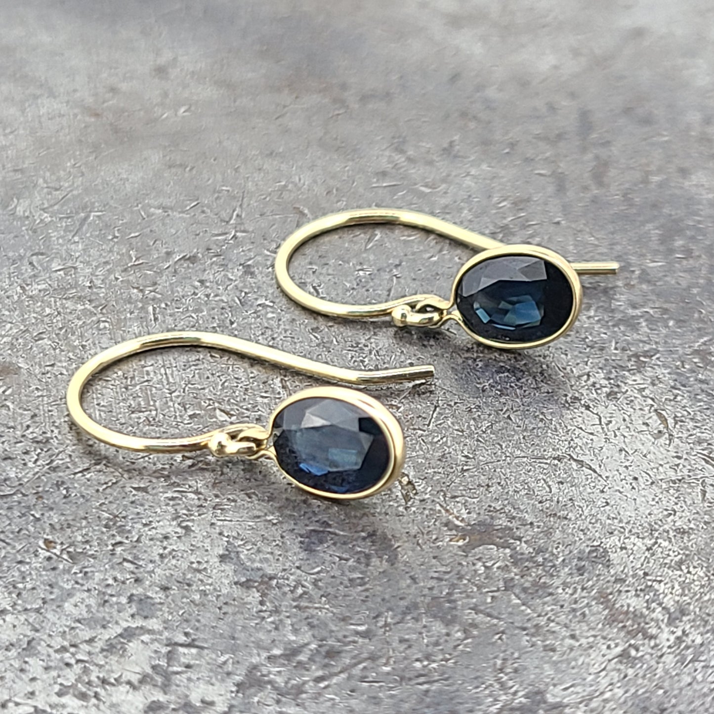 Sapphire Dangle Earrings