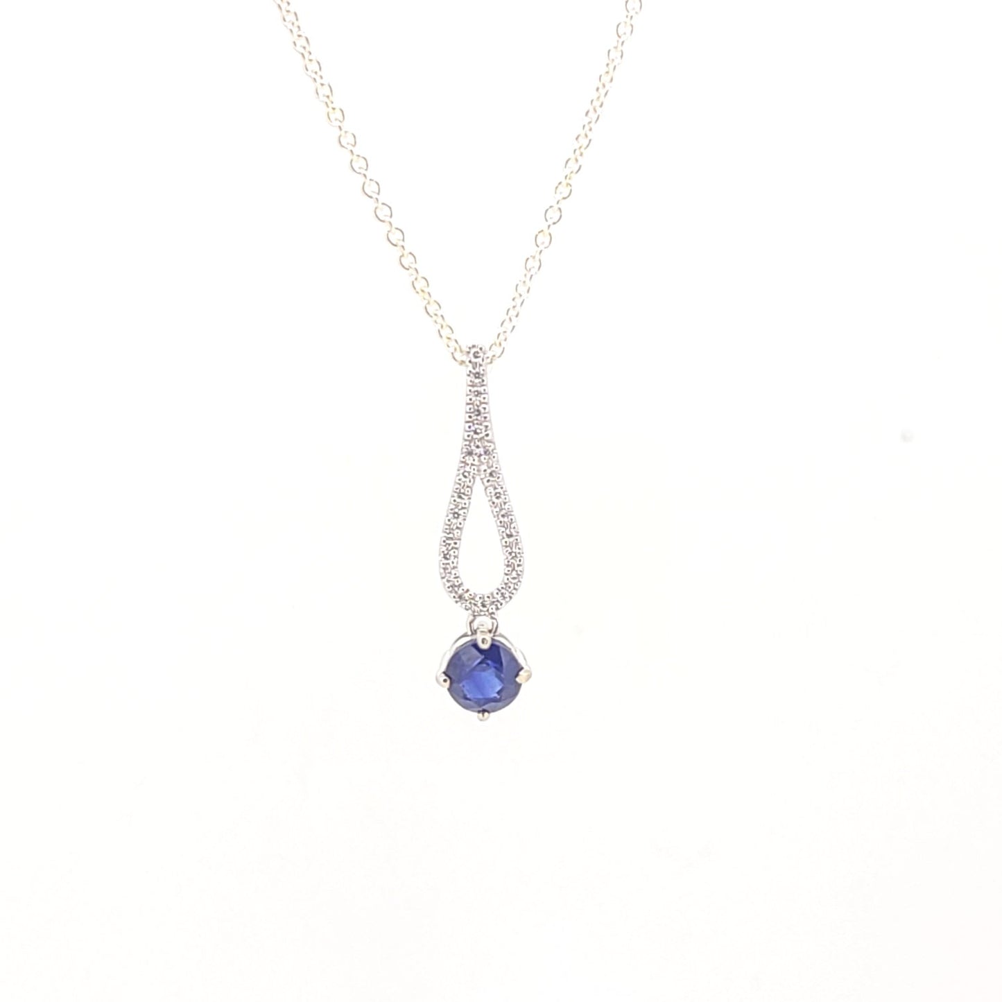 Sapphire and Diamond Pendant
