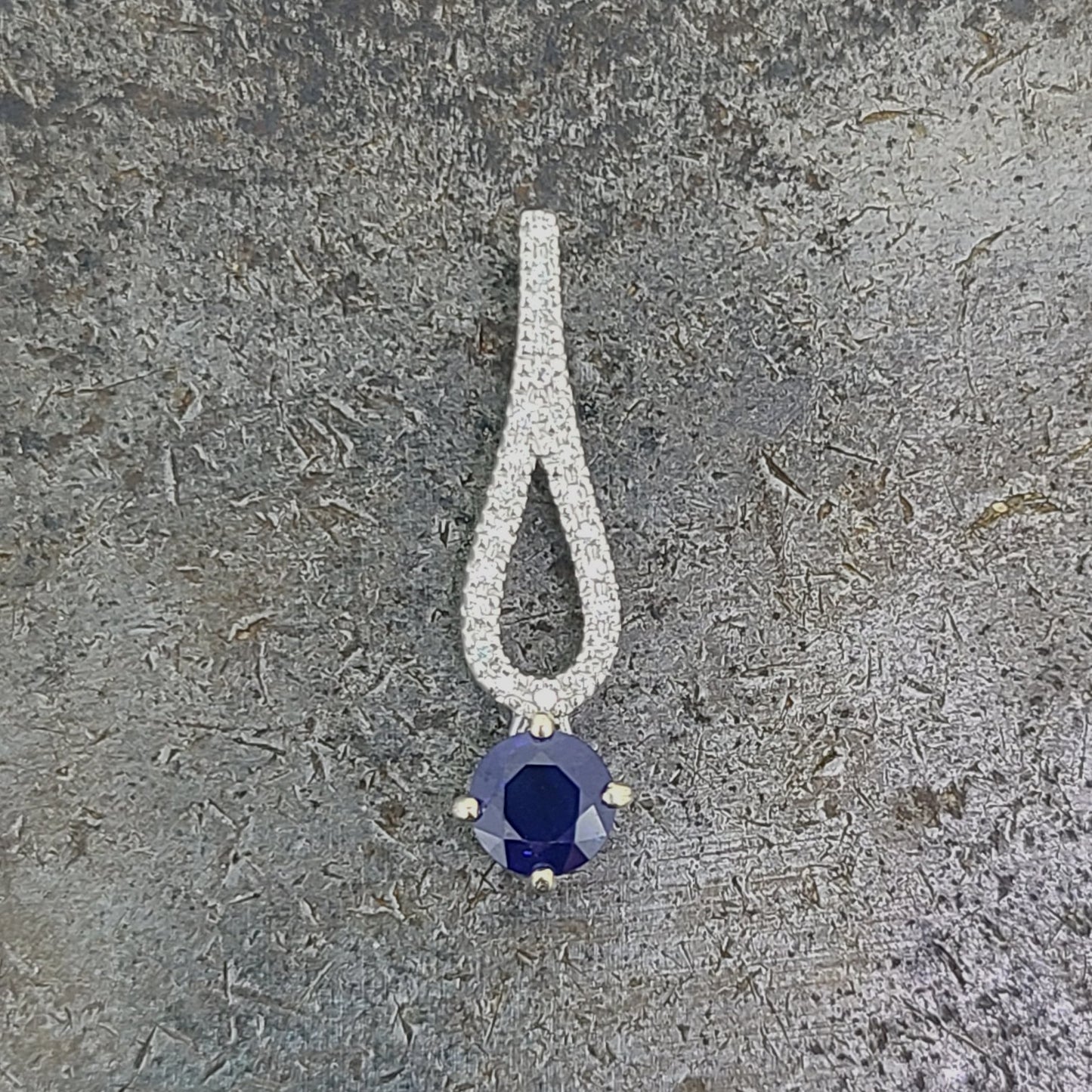 Sapphire and Diamond Pendant